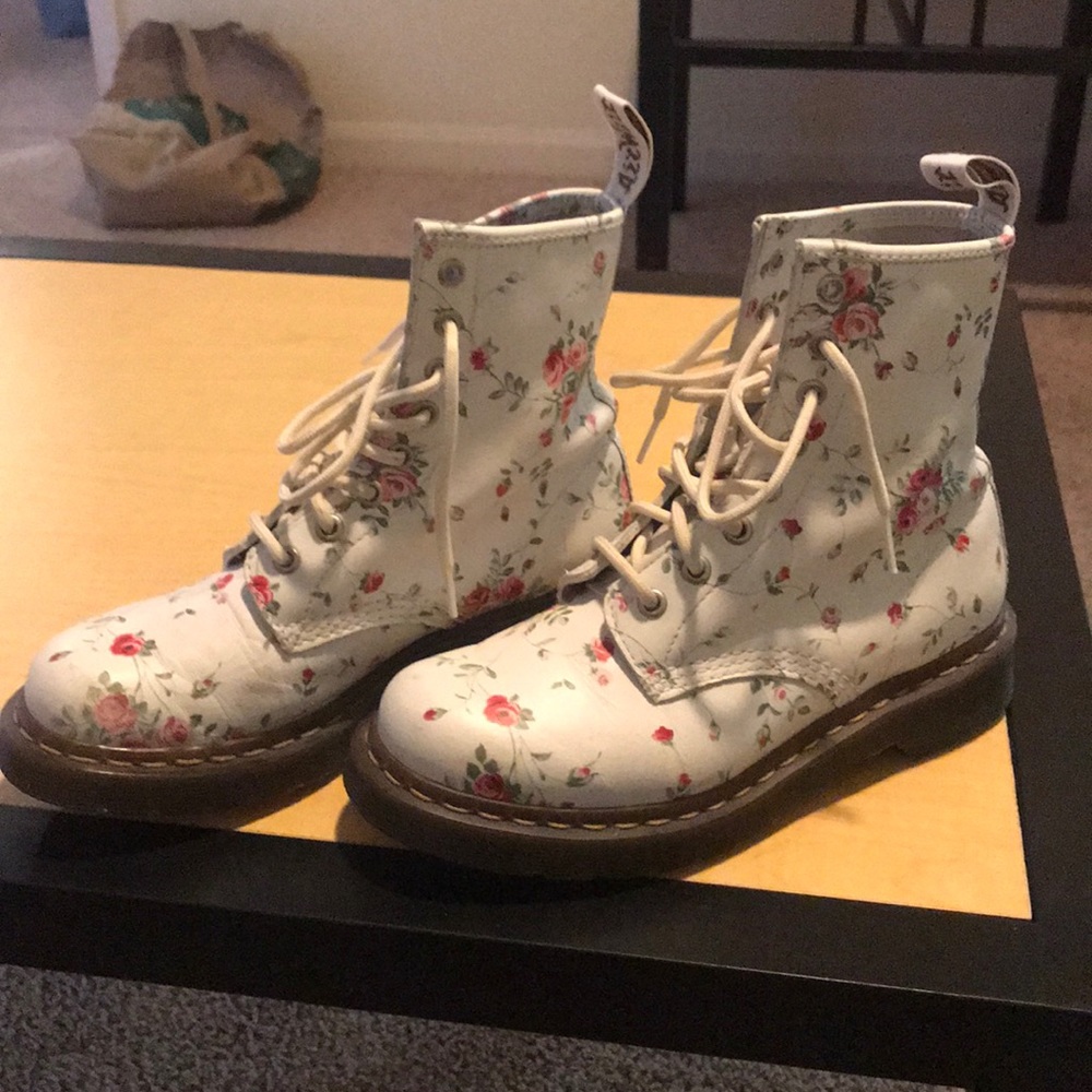Floral Doc Martens